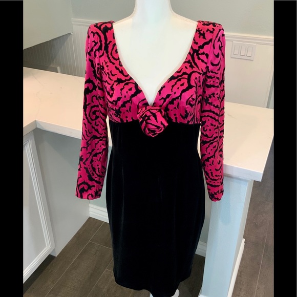 Vintage VICKY TIEL for Neiman Marcus  80’s cocktail dress - Picture 1 of 8